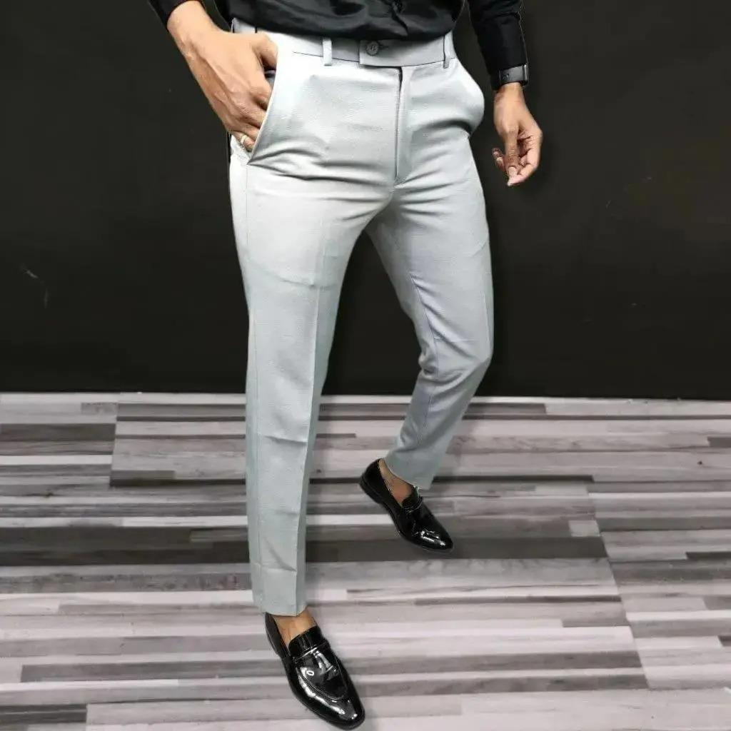 Premium Waist Adjustable Lycra Men's Trouser