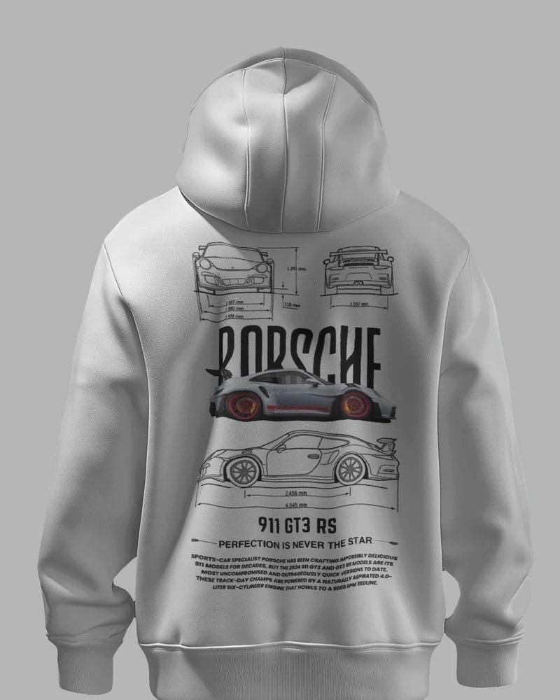 Men's Graphic Print Porsche hoodie