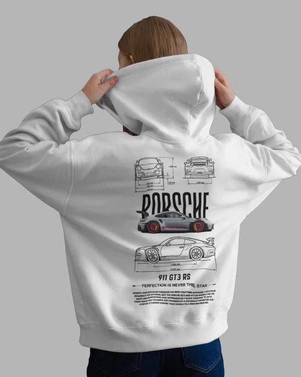 Men's Graphic Print Porsche hoodie