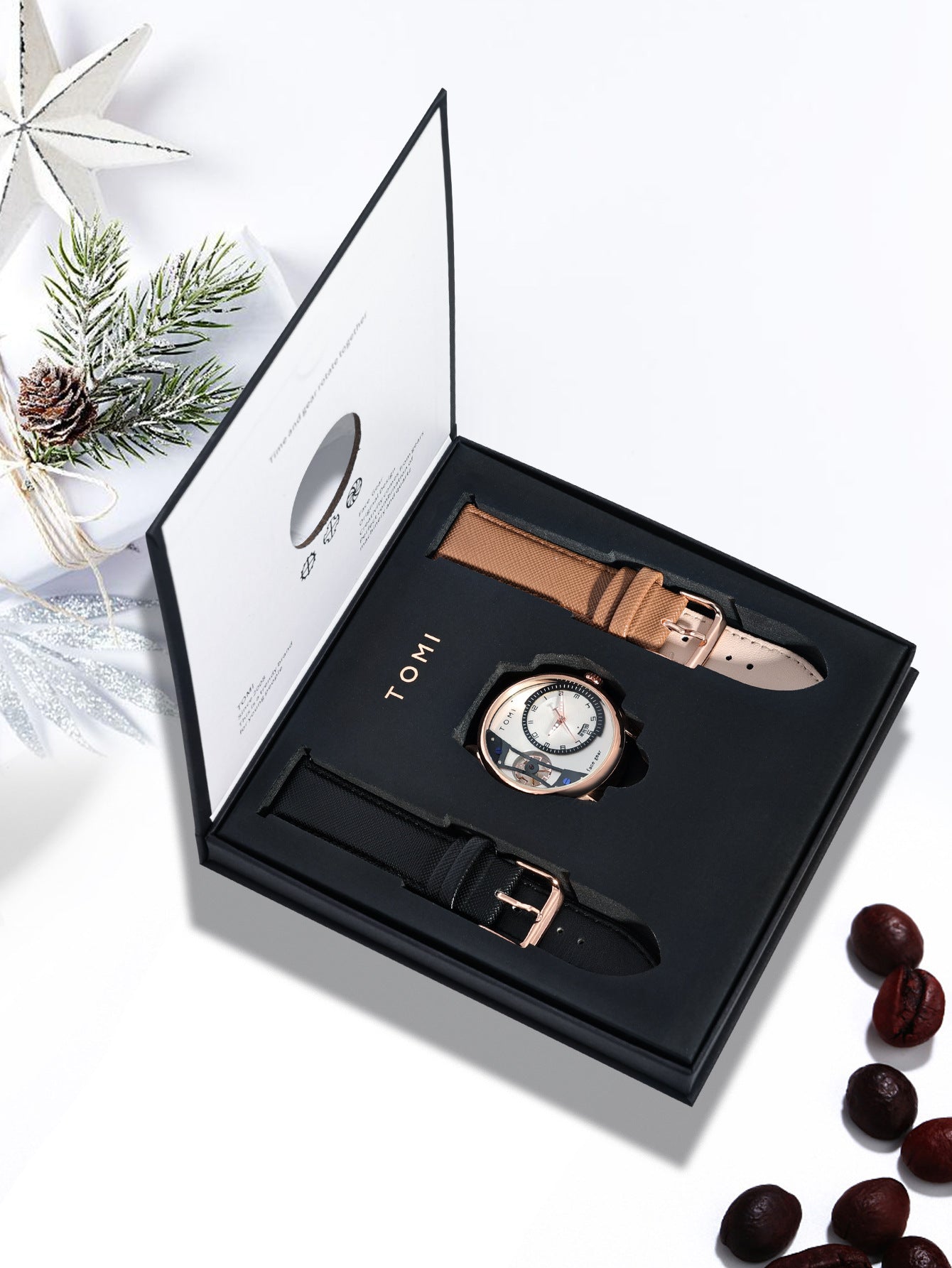 Simple Fashion Gift Box Business Trends Belt Men's Watch